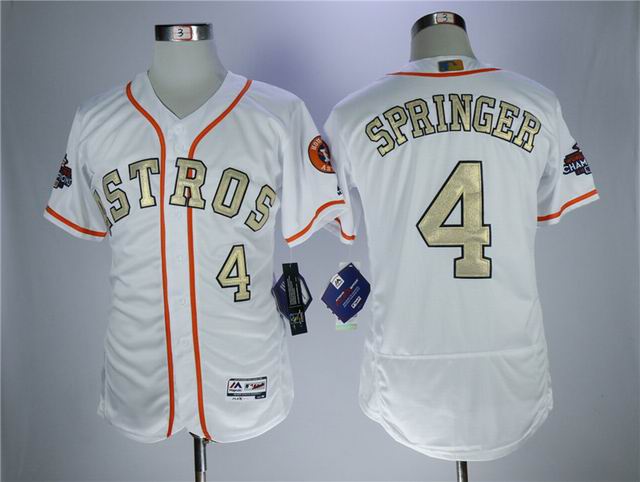 2017 world championship Houston Astros gold jerseys-032